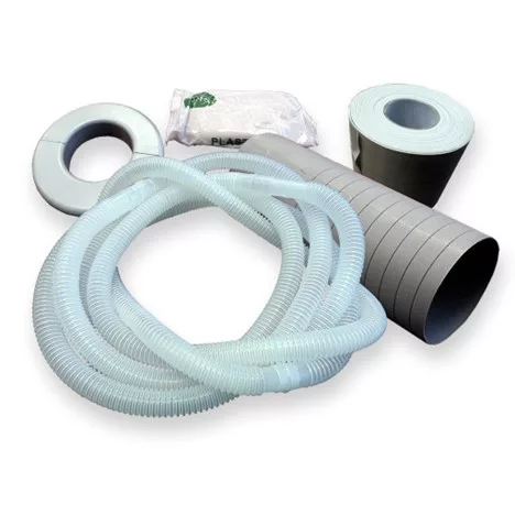 PIONEER INSTALLATION ACCESSORY KIT FOR MINI SPLIT SYSTEMS, DRAIN HOSE, SLEEVE, TAPE, PUTTY