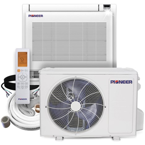 PIONEER 12000 BTU 20.5 SEER FLOOR CONSOLE MINI SPLIT AIR CONDITIONER ...