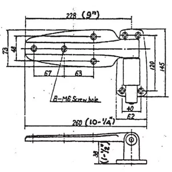 QE 9 INCH FREEZER COOLER OFF SET REVERSIBLE HINGE SPRING LOADED (2 UNITS/ORDER)