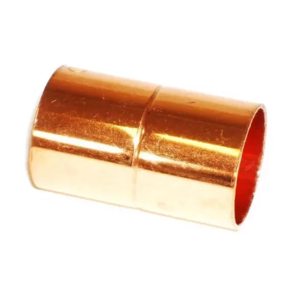 QE 1/2 INCH WROT COUPLING COPPER X COPPER FITTING (100 UNITS/ORDER)