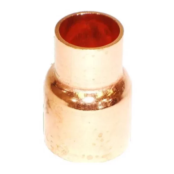 QE 1/2 TO 3/8 INCH WROT REDUCING COUPLING COPPER X COPPER FITTING (100 UNITS/ORDER)