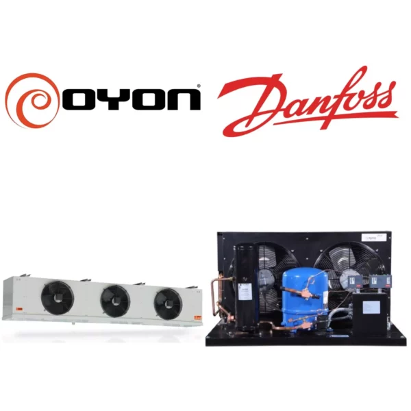 DANFOSS X OYON 2.5 HP MEDIUM BACK PRESSURE EVAP 15 F AMB 95 F COOLING REFRIGERATION SYSTEM