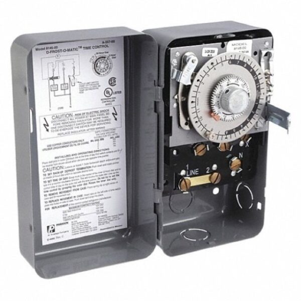 Paragon 8145-00, Defrost Timer, Electric Heat, Hot Gas or Compressor Shutdown, Commercial, 120 V, 60 Hz