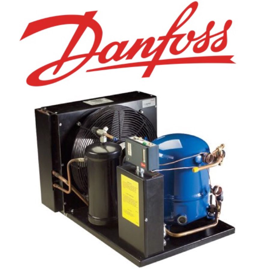 DANFOSS 114N3502, 10 HP, CONDENSING UNIT, R134A, R404A, 230 V, 3 PH, 60 HZ, MBP, OPTYMA SLIM