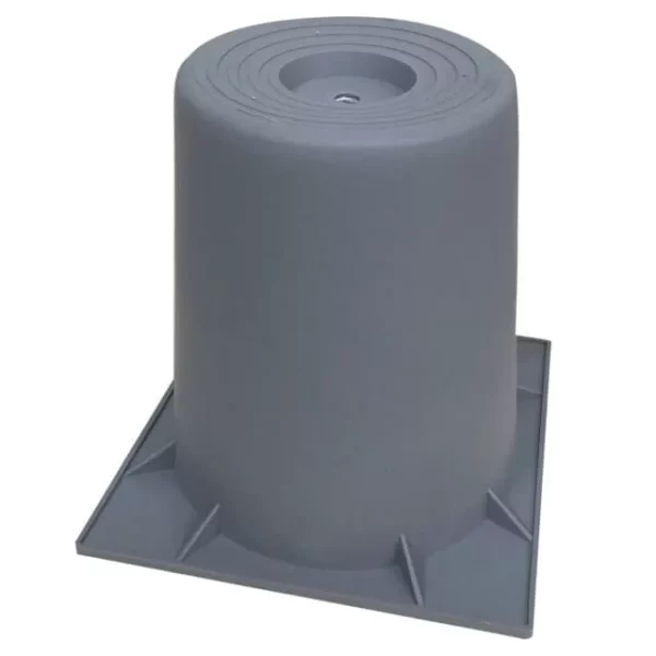 QE 6 INCH CONDENSER RISER MOUNT BLOCK HEAVY DUTY PLASTIC