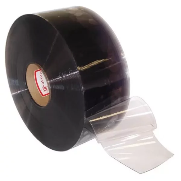 QE 8 X .080 INCH X 300 FT PVC VINYL STRIP DOOR CURTAIN STANDARD CLEAR