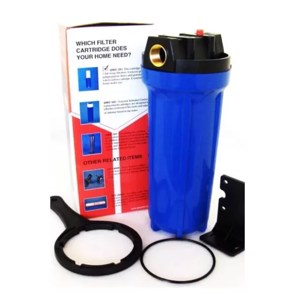 QE 10 INCH WATER FILTRATION KIT MINI WATER PLANT 3/4 INCH BRASS FEMALE CONN, KITCHEN FILTER