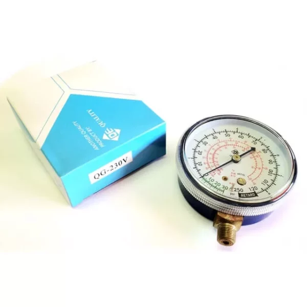 QE R12 REPLACEMENT MANIFOLD GAUGE 2.5 INCH DIA. LOW SIDE