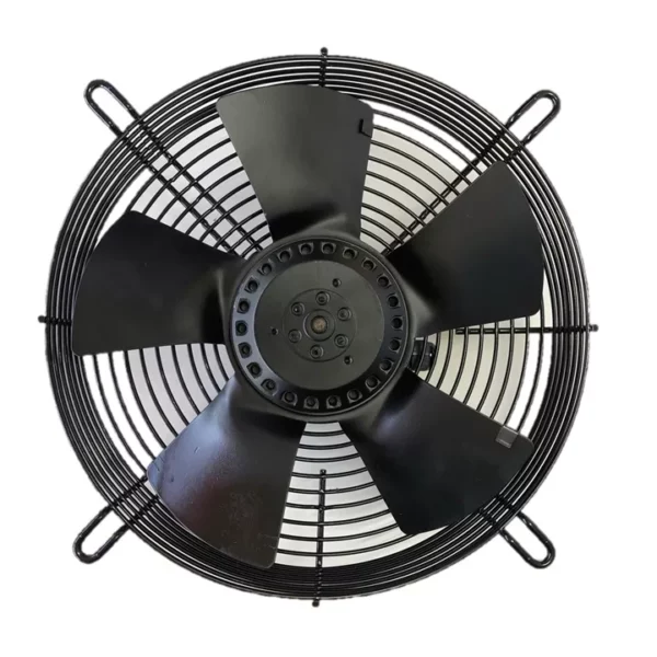 QE Axial Fan Motor Voltage: 220 Hz: 50/60 Watts: 436 Fan Blade Dia.: 17.72" / 450 mm Rotation: 1625 RPM Noise Db(A): 75 AMP: 1.10 Max Ambient Temp.: 140º F continuous duty