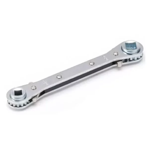 QE RATCHET WRENCH 1/4 AND 3/16 BY 3/8 AND 5/16 INCH HEAT TREATED AND REVERSIBLE