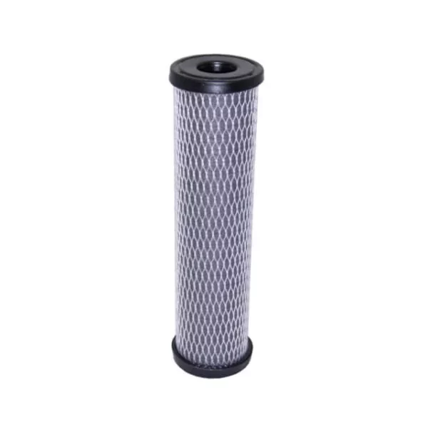 QE 9-3/4 INCH CELLULOSE CARBON WATER FILTER CARTRIDGE 6-10 MONTH MECHANICAL LIFE