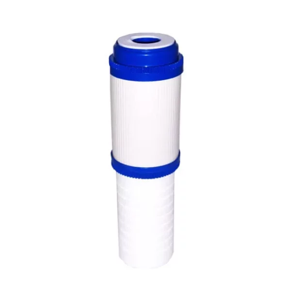 QE 9-3/4 INCH CARBOB RESIN BONDED CELLULOSE MELAMINE WATER FILTER CARTRIDGE 6-10 MONTH MECHANICAL LIFE