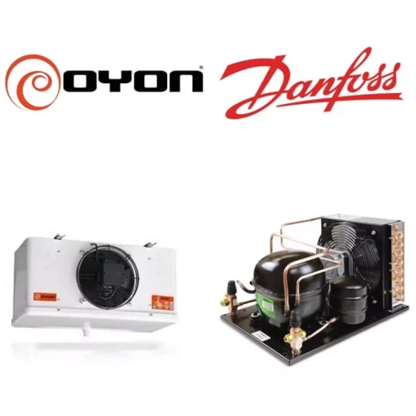 DANFOSS X OYON 3/4 HP MEDIUM BACK PRESSURE EVAP 15 F AMB 95 F COOLING REFRIGERATION SYSTEM