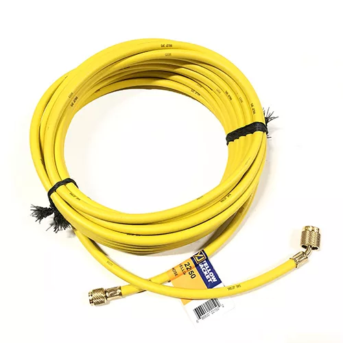 YELLOW JACKET 100 FT, YELLOW, 3/8 INCH STRAIGHT FLARE X 3/8 INCH STRAIGHT FLARE, PLUS II, B CHARGING HOSE