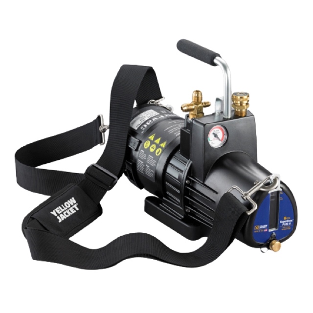 YELLOW JACKET 4 CFM REFRIGERANT EVACUATION VACUUM PUMP 1/2 HP 9 FT 110