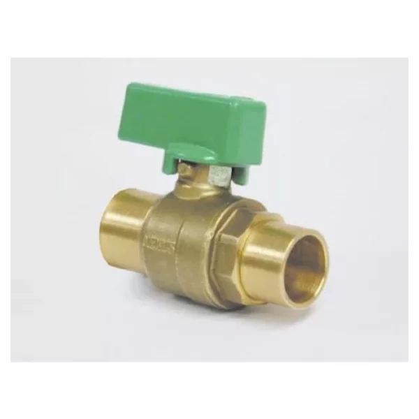 IEC B005-70022322, 1/2 INCH, SWEAT, BALL VALVE, WITH MEMORY STOP