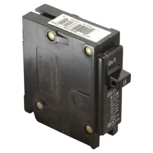 EATON 15 AMP, 120/240 VAC, 1 POLE, PLUG IN TYPE BR CIRCUIT BREAKER