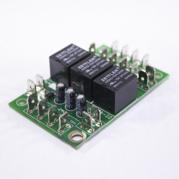 IEC 71481104 RELAY BOARD FAN CONTROL SPST X 3 24V 20A » Cedars HVAC