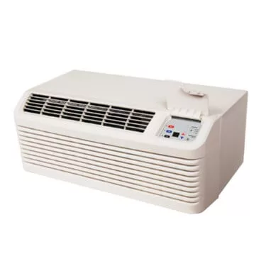 EVERWELL 3/4 TON 9000 BTU 208-230 V PTAC ON/OFF HEAT PUMP W/ ELECTRIC HEATER, WALL SLEEVE, AND STANDARD GRILL
