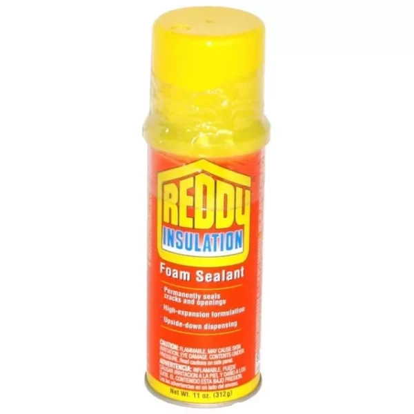 REDDY INSULATION FOAM SEALANT 11 OZ PERMANENTLY SEALS (12 CANS / ORDER)