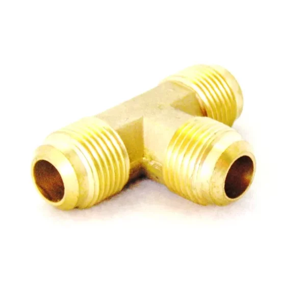 QE 3/8 INCH BRASS FLARE TEE NPT (25 UNITS/ORDER)