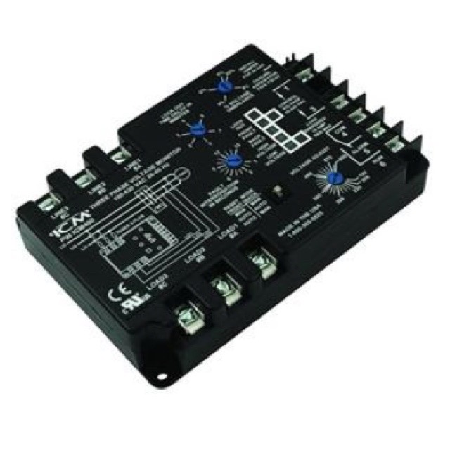 QE X ICM 3 PHASE ANALOG VOLTAGE MONITOR 190630 VOLTS 50/60 HZ » Cedars