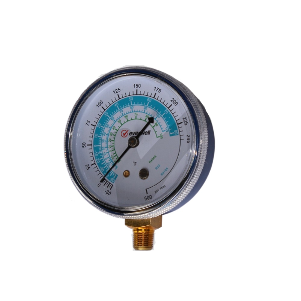 EVERWELL R410A REPLACEMENT MANIFOLD GAUGE 2.5 INCH DIA. LOW SIDE