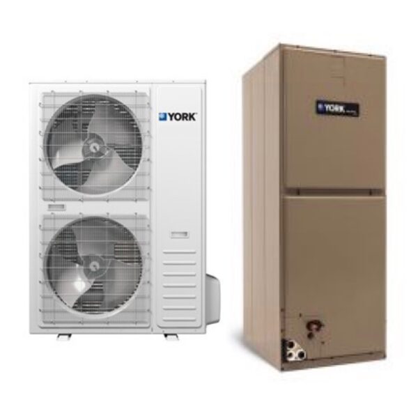 York 4 Ton 48000 Btu 18 Seer 208 230 V Ducted Central Split Air Conditioner Heat Pump System 9385