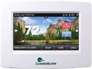 CLIMATEMASTER AVB32V03C, PROGRAMMABLE, THERMOSTAT, TOUCH SCREEN, WIFI, CM500 LCD, FOUR HEAT, TWO COOL