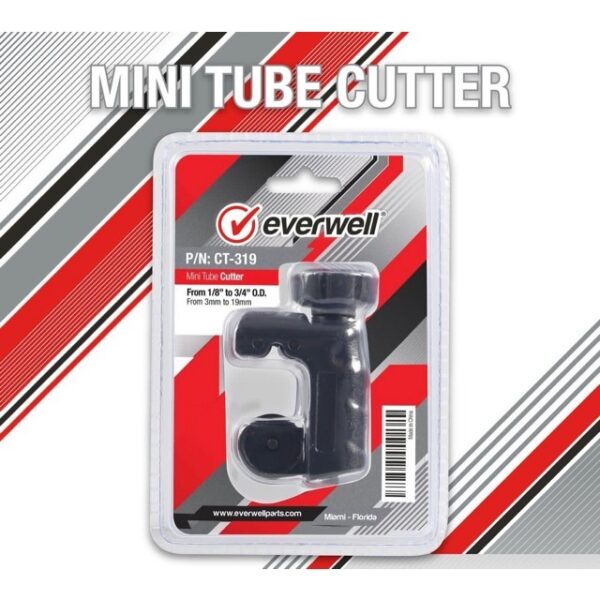 EVERWELL CT-319, MINI TUBE CUTTER, HEAVY DUTY,1/8 TO 3/4 INCH