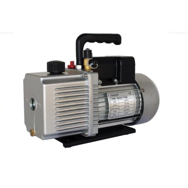 EVERWELL 2LVP-8MP, 3/4 HP, VACUUM PUMP, 7.0 CFM, 2-STAGE, 120 MICRONS, MULTIPOWER SWITCH 115-220V/50-60HZ