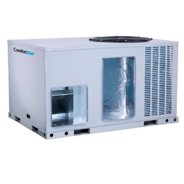 COMFORT STAR 4 TON, 48000 BTU, 13.4 SEER2, A/C PACKAGE UNIT, HORIZONTAL DISCHARGE, 208-230 V, 1 PH, 60 HZ