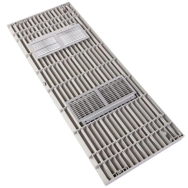 Daizuki, 22011600000538, Extruded, Architectural Polymer Grille, For PTAC - Quiet Gray