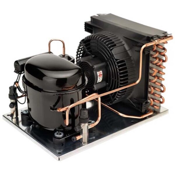 Tecumseh AE2415Z-AA1ASK, 1/3 HP Condensing Unit, Air Cooled, Hermetic Compressor, Indoor, Low Temp, R404A, 115/1/60, W/ Receiver