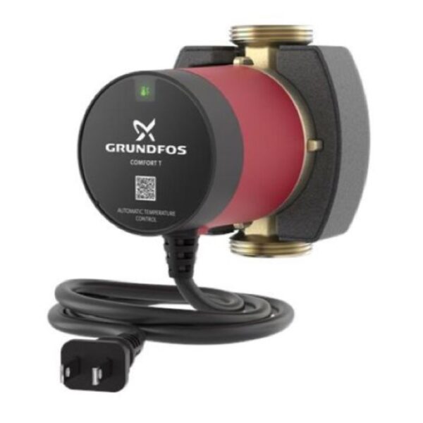 Grundfos 92957794, Comfort 10-16 T BU/LC, Hot Water, Recirculating Temperature Pump, 1-1/4" NPSM