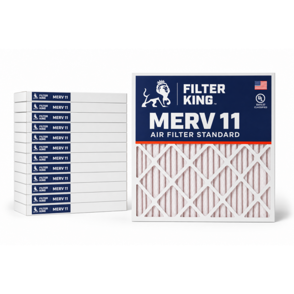 18x24x1 MERV 11 Air Filter — 12-Pack