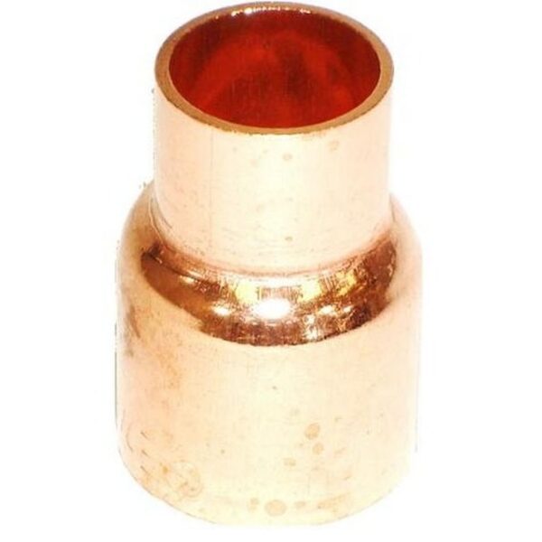 101R138118 — QE 1-3/8 to 1-1/8 Inch WROT Reducing Coupling Copper x Copper Fitting (20 Units/Order)
