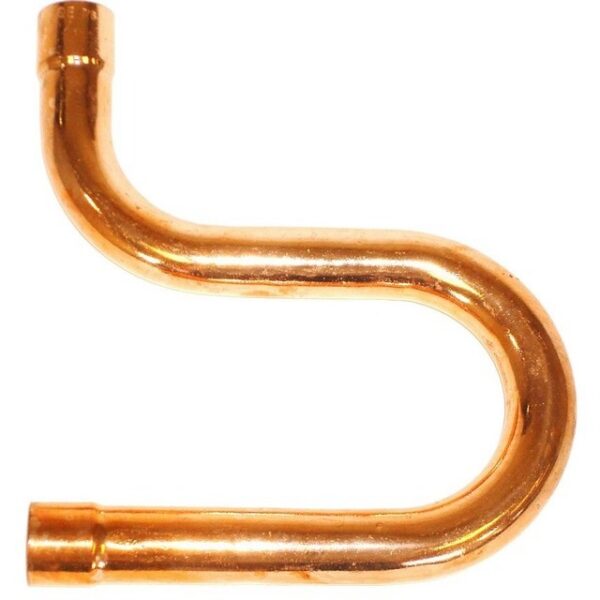 123034 — QE 3/4 Inch WROT Suction Line P Trap Copper x Copper Fitting (1 Units/Order)