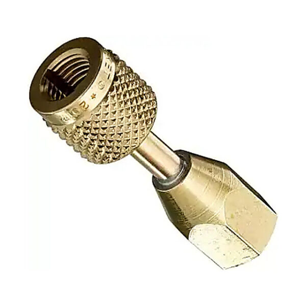 YELLOW JACKET 1/4 INCH FEMALE QUICK COUPLER X 1/8 INCH NPT FEMALE