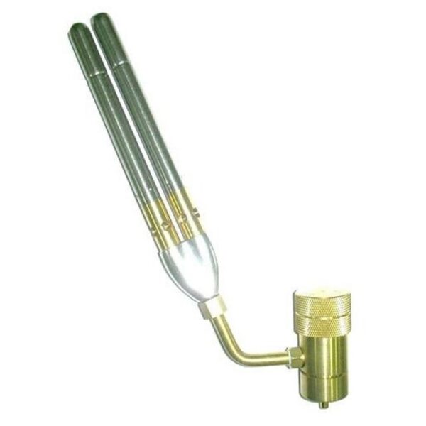 QTX-12E — QE Dual Burner Swivel Tube Torch (High Output Swirl Flame, 3600°F)