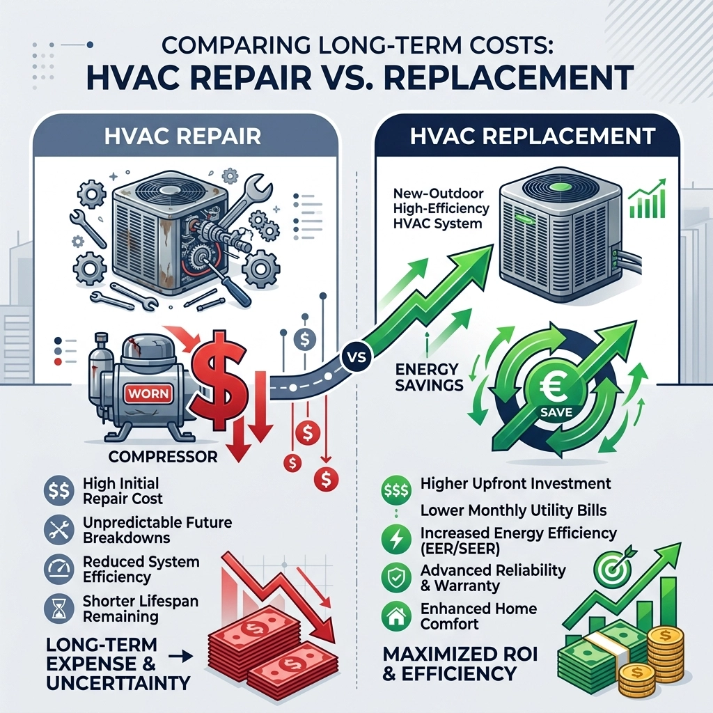Repair vs Replace Infographic