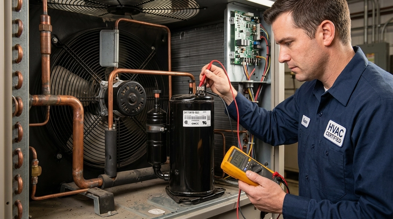 HVAC Compressor Troubleshooting Hero Image