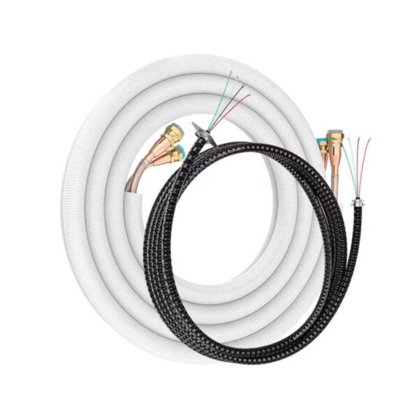 MRCOOL DIY50-3858C-O 50 ft pre-charged R-454B line set, 3/8 in. and 5/8 in., with 75 ft DIY Pro Cable