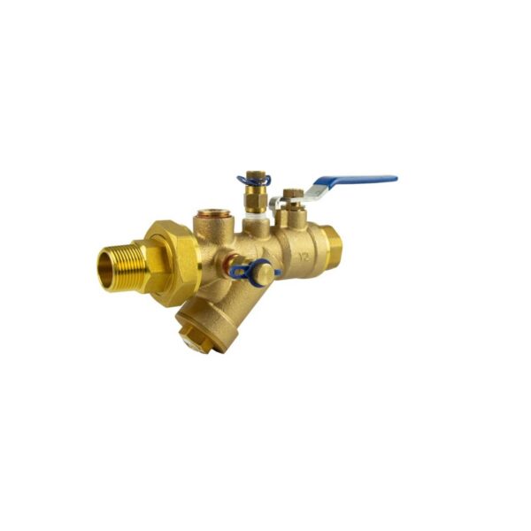 HCi TA-CFF-L 1 inch automatic balancing valve with ball valve and PT ports
